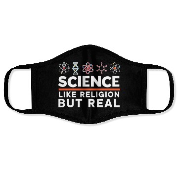 Discover Atheism Anti-Religion Agnostic Freethinker Atheist Face Masks