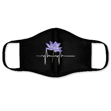 Discover Purple Flower Gardener Face Masks