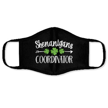 Discover Shenanigans Coordinator St Patric Day Irish Face Masks
