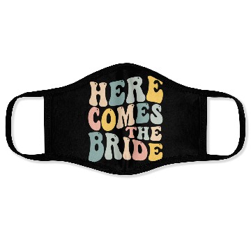 Discover Here Comes The Bride Aesthetic Trend Face Masks