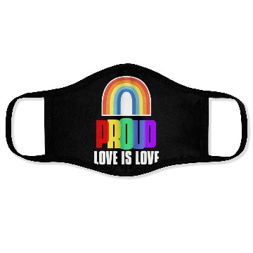 Discover Proud LGBT Face Masks Love is Love Face Masks LGBT Pride
