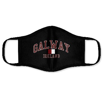 Discover Galway Ireland County Galway Face Masks