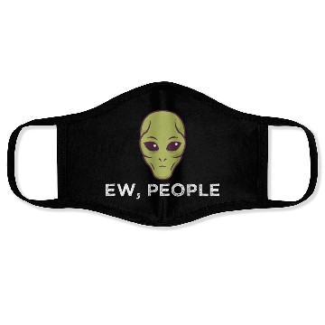 Discover Ew People Alien Funny Face Masks