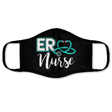 Discover Er Nurse Emergency Room Medical Nursing School Face Masks