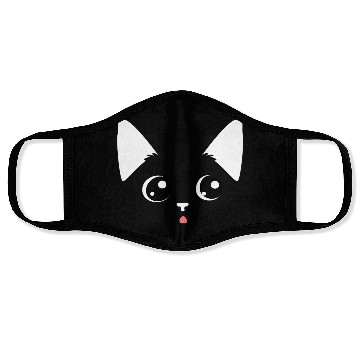 Discover Sweet Kitten Face Cat Mom Cat Dad Face Masks