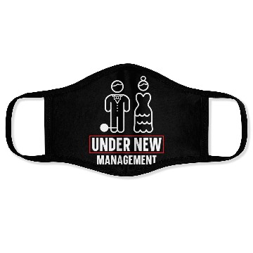 Discover Bride And Groom Wedding Day Marriage Just Married Face Masks