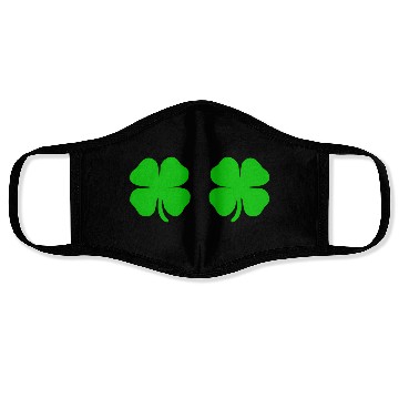 Discover Shamrock Boobs St Patrick'S Day Face Masks