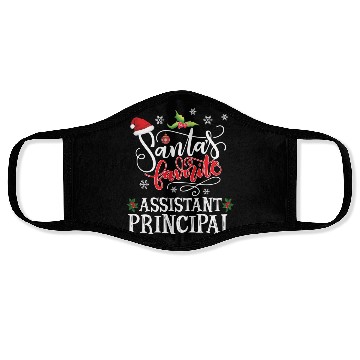 Discover Santa'S Favorite Assistant Principal Party Face Masks