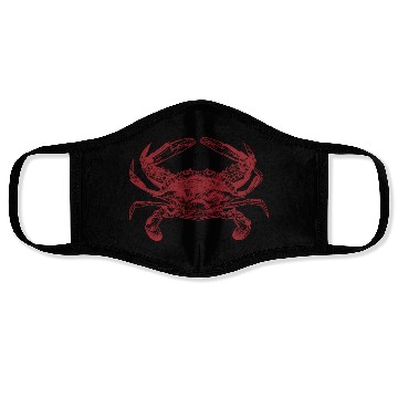 Discover Red Crab Face Masks