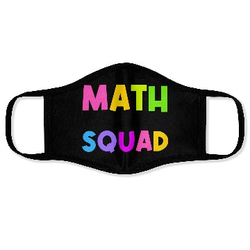 Discover Math Teacher Squad Face Masks