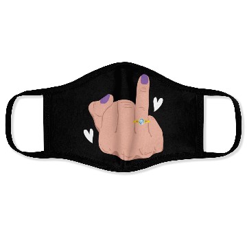 Discover Bride And Groom Wedding Day Marriage Just Married Face Masks