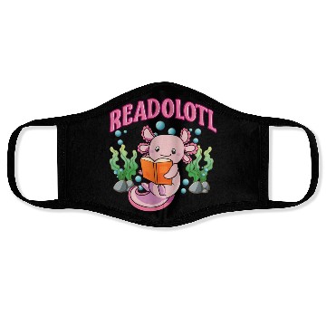 Discover Readolotl Animal Axolotl Face Masks