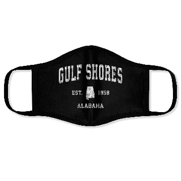 Discover Shores Albm Al Athletic Sports Face Masks