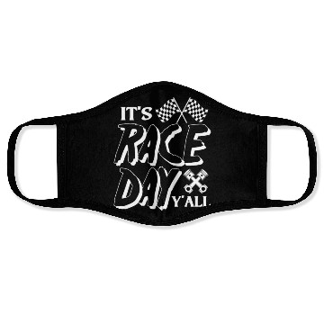 Discover It's Race Day Y'All Face Masks