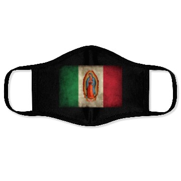 Discover Our Lady Virgen De Guadalupe Mecan Flag Face Masks