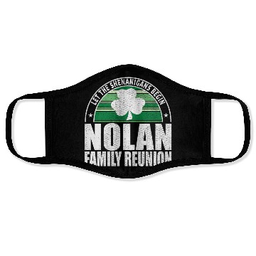 Discover Nolan Family Reunion Irish Face Masks