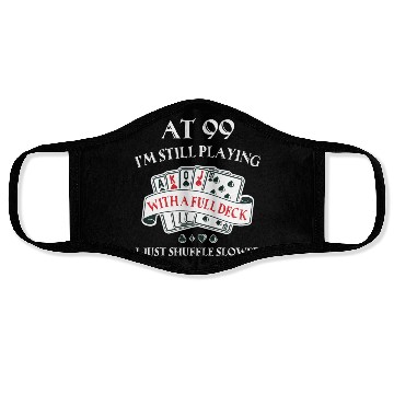 Discover 99Th For 99 Playing Cards Face Masks