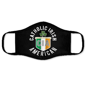 Discover Catholic Irish American St Patric Day Face Masks