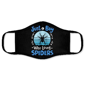 Discover Spiders Arachnid Spider Lover Retro Face Masks