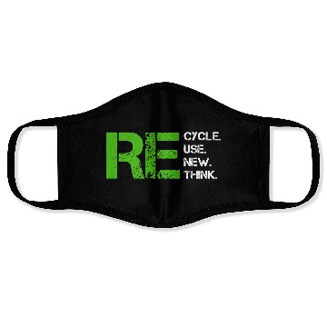 Discover Reduce Reuse Recycle Rethink World Environment Day Face Masks