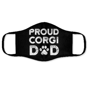Discover Corgi Dad Face Masks