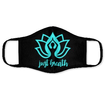 Discover Just Breath Yoga Namaste Zen Lotus Face Masks