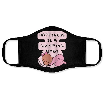Discover Happiness Is A Sleeping Baby Face Masks
