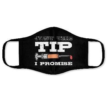 Discover Just The Tip Blood Donor Medical Phlebotomist Gift Face Masks