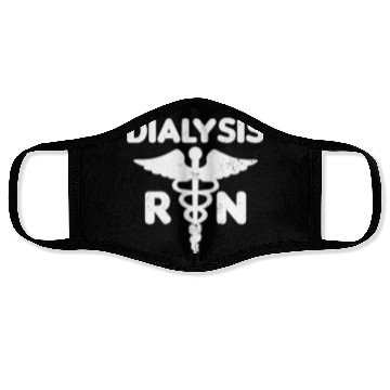 Discover Dialysis Nurse Face Masks RN Gift