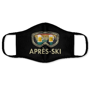 Discover Après i Beer iing Snowboard ier Mountains Face Masks