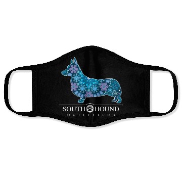 Discover Corgi Dog Bohemian Snowflake Pattern Face Masks