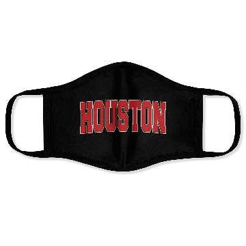 Discover Houston Tx Texas Varsity Style Usa Sports Face Masks