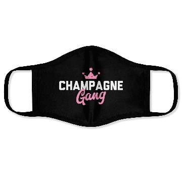 Discover Champagne Gang Face Masks