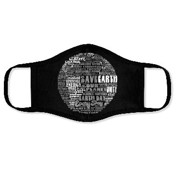 Discover Save Our Planet Climate Change Is Real Save Earth Face Masks