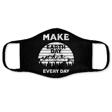 Discover Earth Day Everyday Green Earth Face Masks