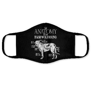 Discover Irish Wolfhound Dog-Lover Face Masks