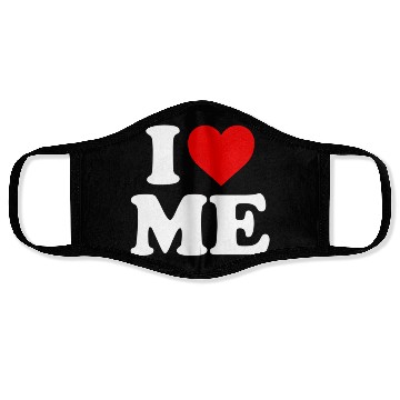 Discover I Love Me Heart Maine Face Masks