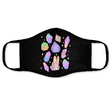 Discover Pastel Goth Magical Crystal Waterfall Kawaii Goth Face Masks