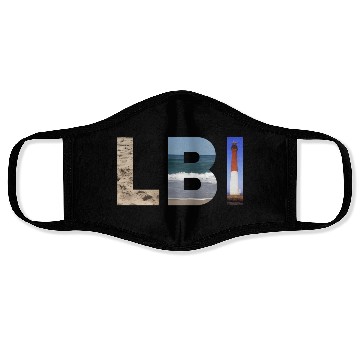 Discover Lbi Long Beach Island Nj Photo Beach Ocean Face Masks