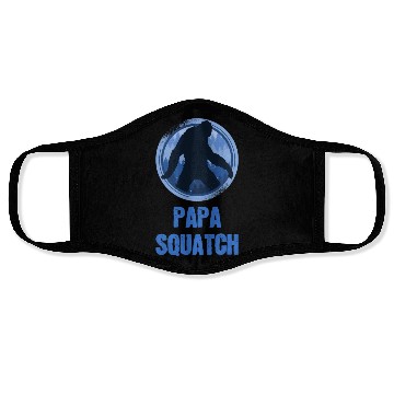 Discover Sasquatch Walking Papa Squatch Face Masks