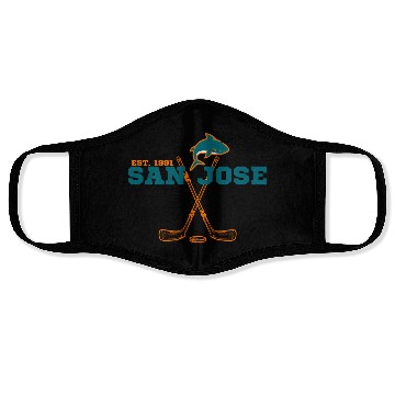 Discover San Jose Est 1991 Sports Team Novelty Athletic Face Masks