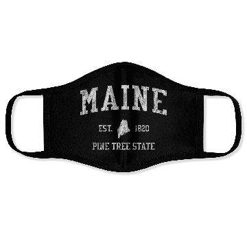 Discover Maine Sports Face Masks