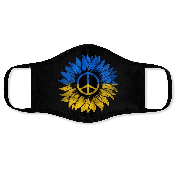 Discover Ukrainian Flag Ukraine Flag Sunflower Face Masks