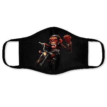 Discover Zombie Raider Monkey Rockstar Face Masks