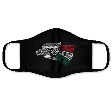 Discover Meco Flag - Mecan Eagle Aztec Style - Hecho Face Masks