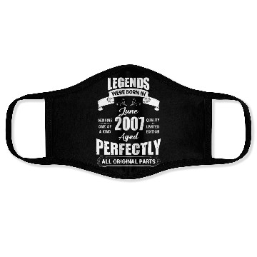 Discover Legends Were Born In June 1994 Birthday Face Masks