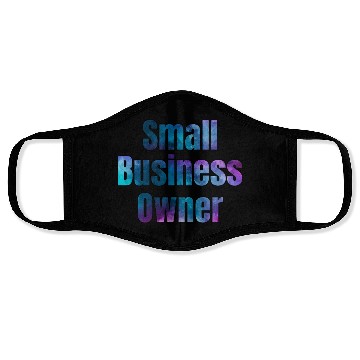 Discover Small Business Owner watercolor Face Masks