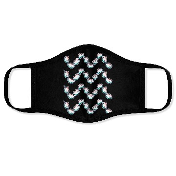 Discover Spectral Waves Physics Pun Face Masks