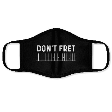 Discover Guitar Don'T Fret Face Masks