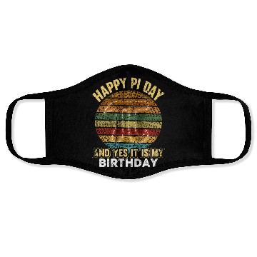 Discover Happy Pi Day 3 14 March 14Th Math Teacher Face Masks